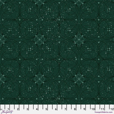 Enrapture by Giucy Giuce Flourish - Emerald Cotton Fabric Per Yard
