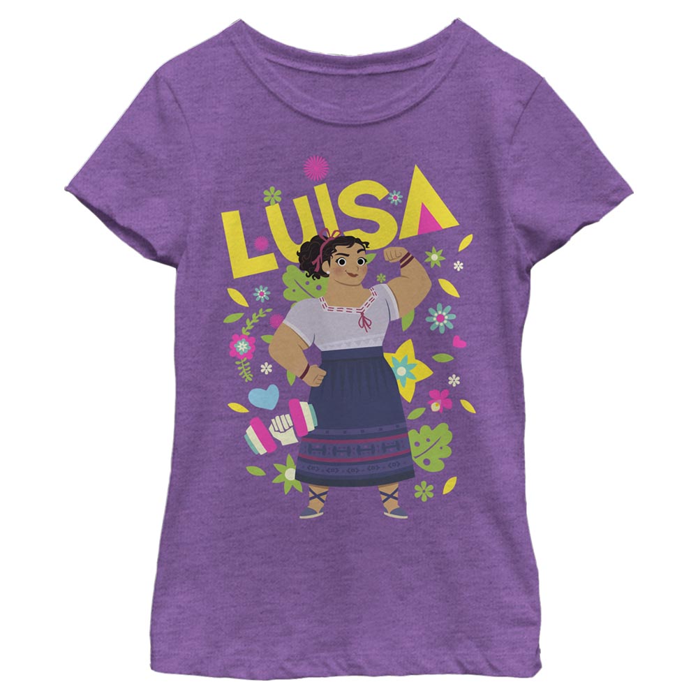 Girl's Disney Encanto Luisa Cutout T-Shirt