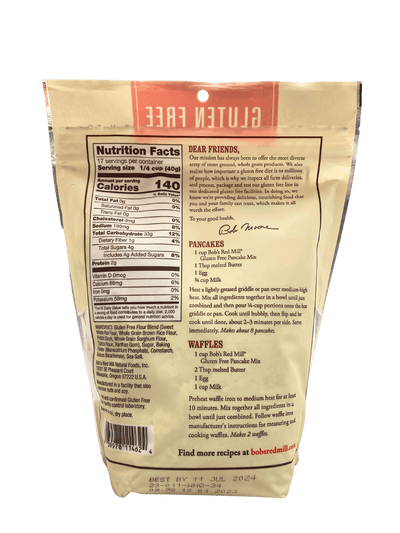 Bob's Red Mill Gluten-Free Pancake Mix - Fluffy & Delicious - Korvel