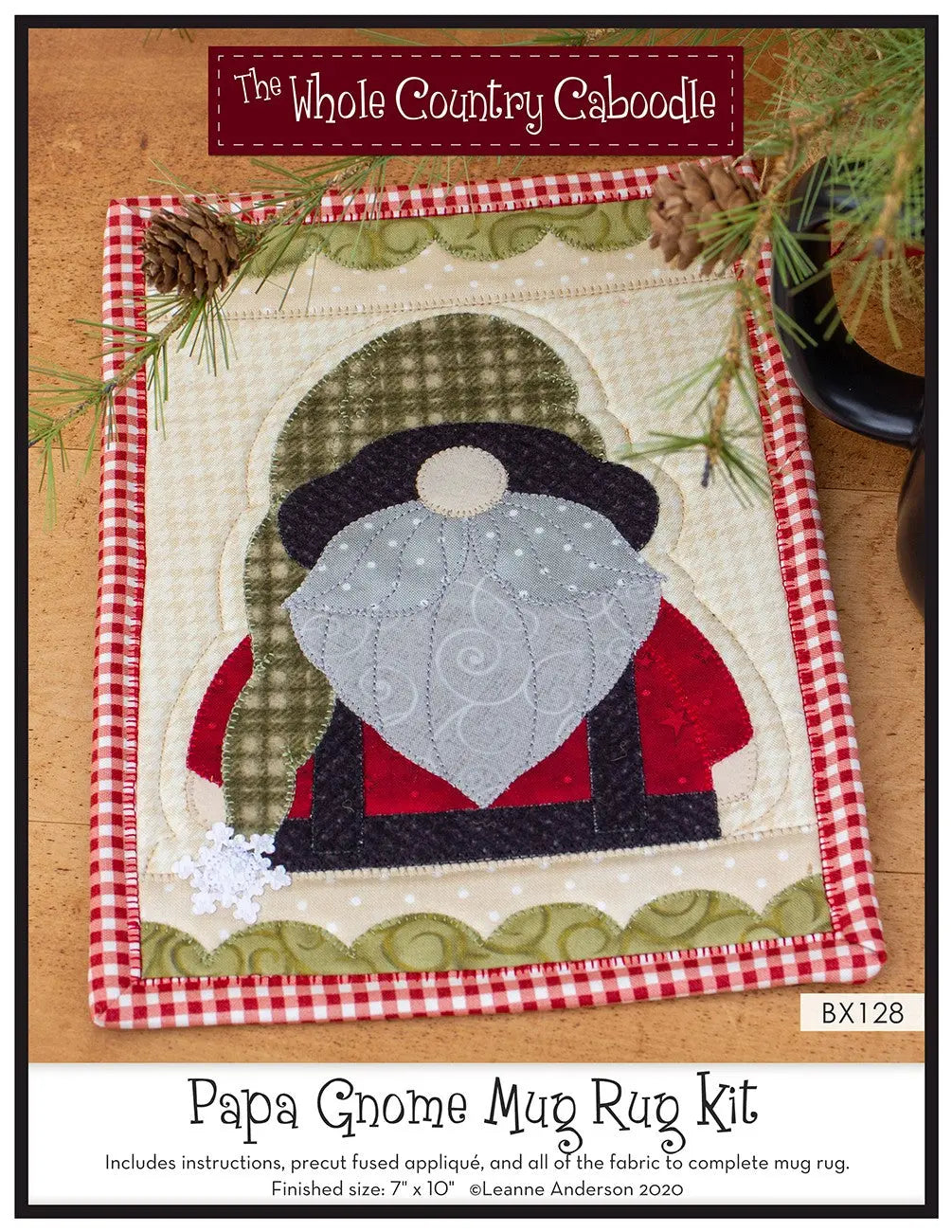 Papa Gnome Mug Rug Kit - Craft Your Cozy Corner