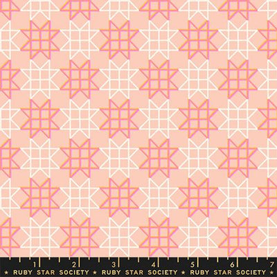 Paper Cuts 2 Peach Puff Cotton Fabric - 43"/44" Per Yard