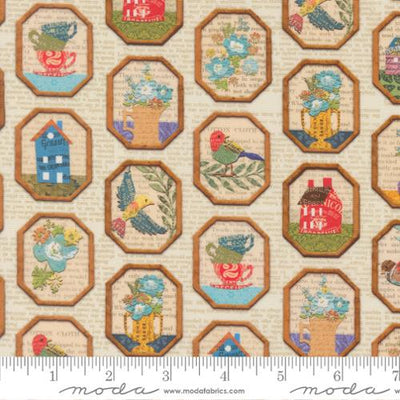 Tela de Algodón Paper Hamlet - 44"/45" por Yarda