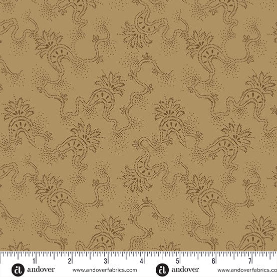Tela de algodón Parchment Filigree Fredericksburg Revisited