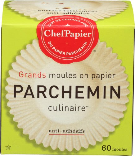 Cups à pâtisserie grands premium - Papier sulfurisé