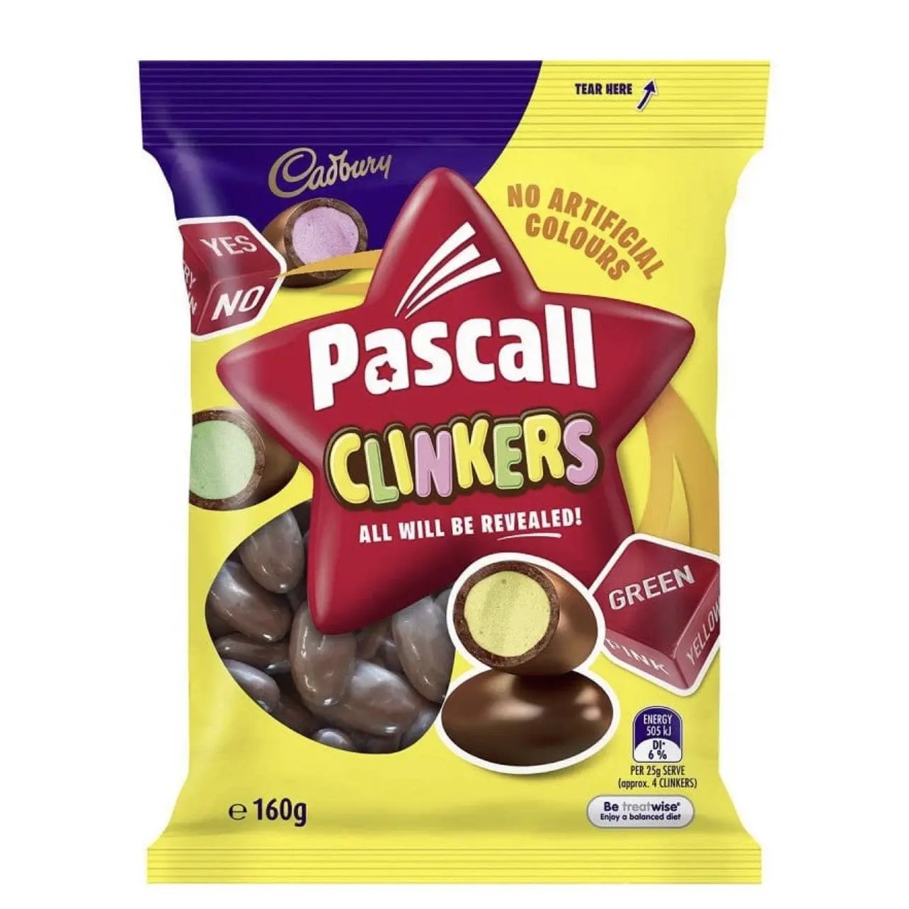 Pascall Clinkers - Colorful Chocolate Candy from Australia