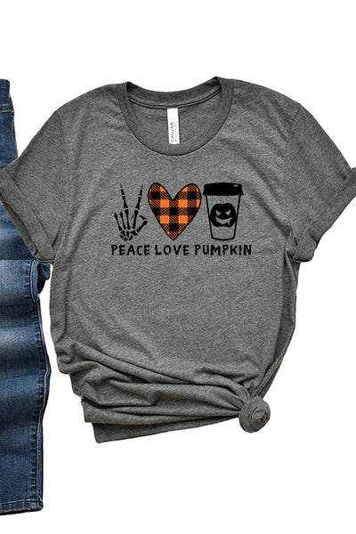 Peace Love Pumpkin Unisex T-Shirt