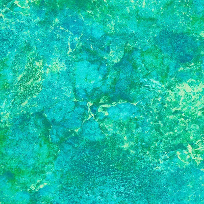Turquoise Stonehenge Peacock Basics Cotton Fabric Per Yard