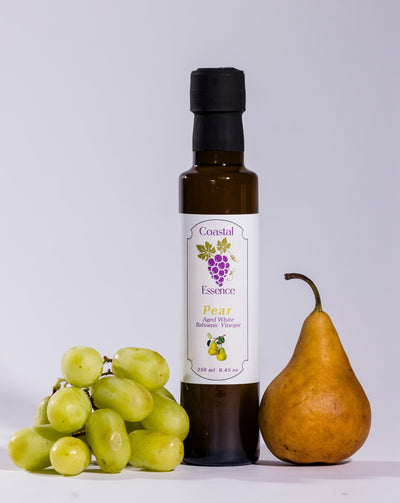 Pear Aged White Balsamic Vinegar – Naturally Infused & Robust - Korvel