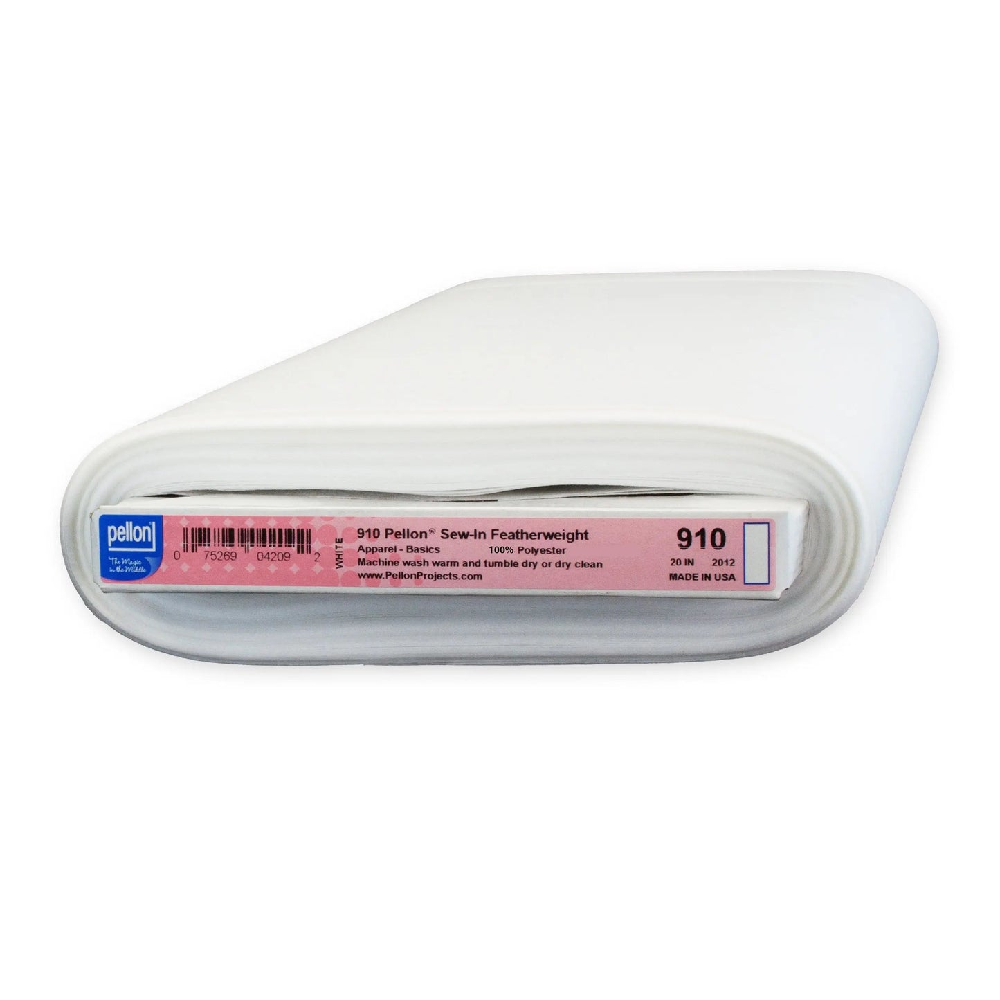 Entoilage léger Pellon® 910 à coudre - 20" x 10 yards, blanc