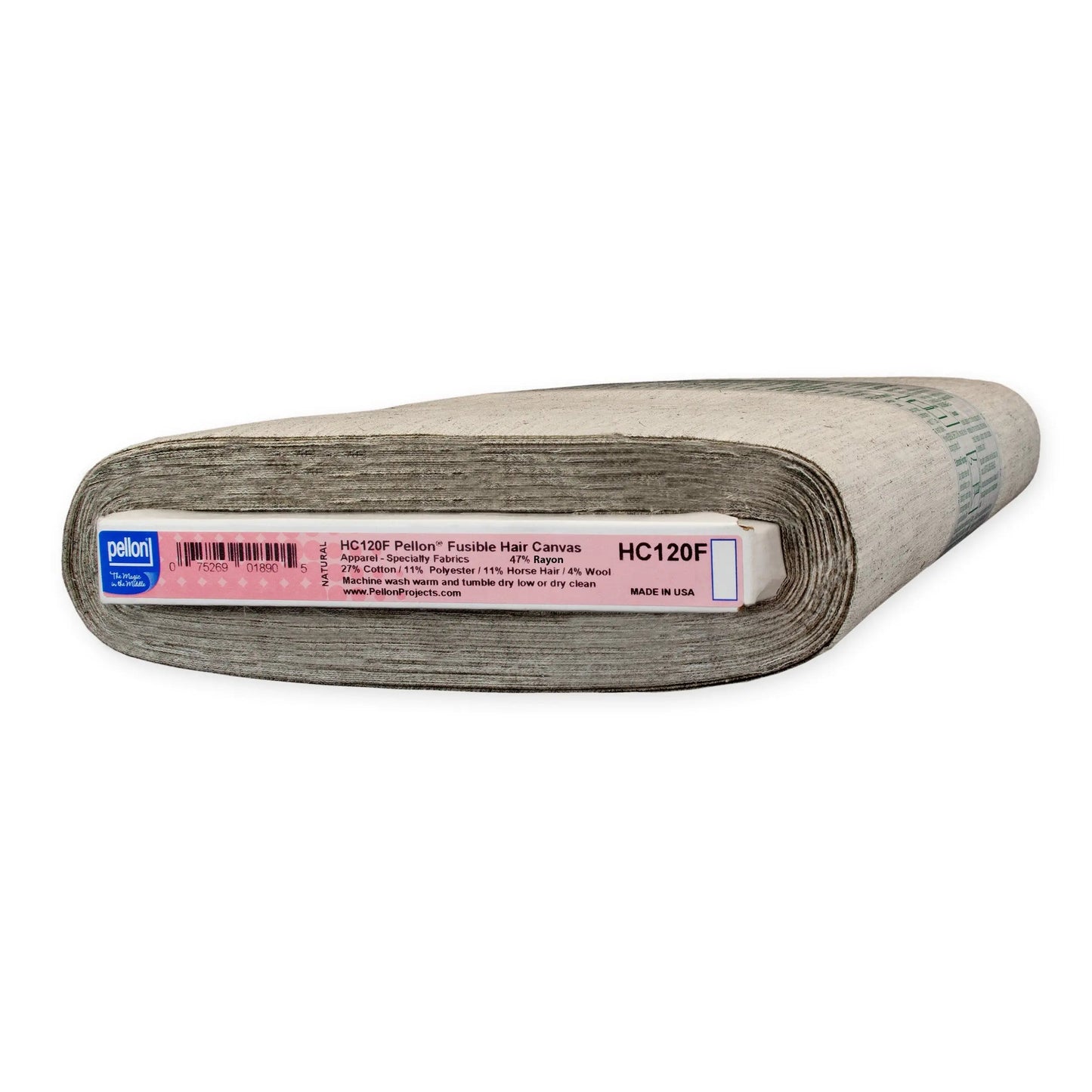 Pellon® HC120F Entoilage en toile de cheveux fusible - 21" x 10 yards