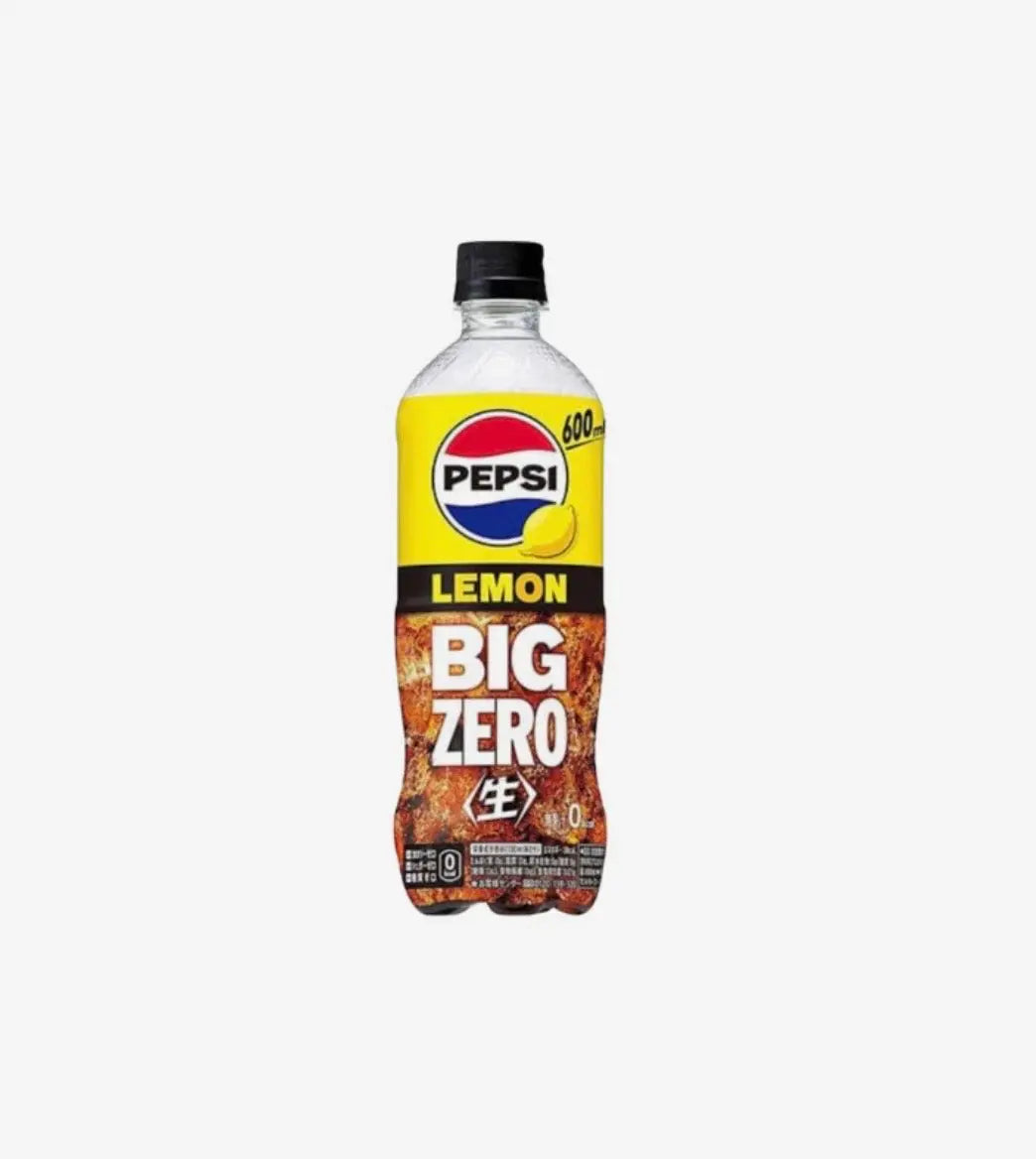 Pepsi Lemon Big Zero 600mL – Zero Sugar Citrus Soda
