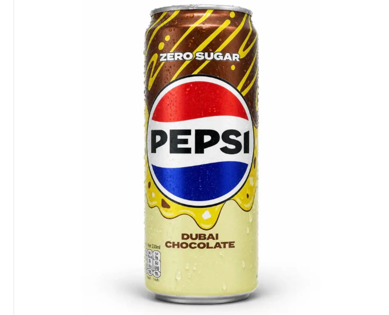 Pepsi Zero Sugar Dubai Chocolate Cola – Édition Limitée