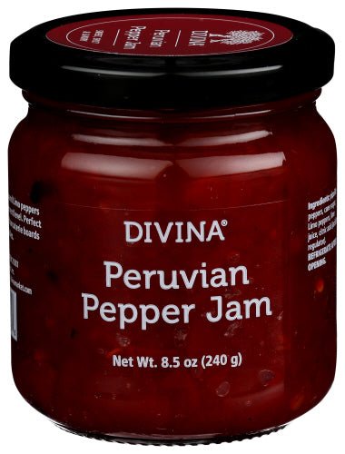Divina Peruvian Pepper Jam - Sweet & Spicy Delight - Korvel