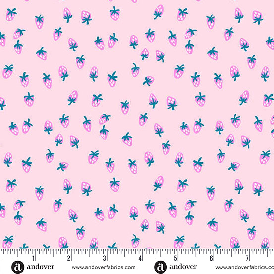 Petal Berry Sweet Color Pop Playground Cotton Fabric