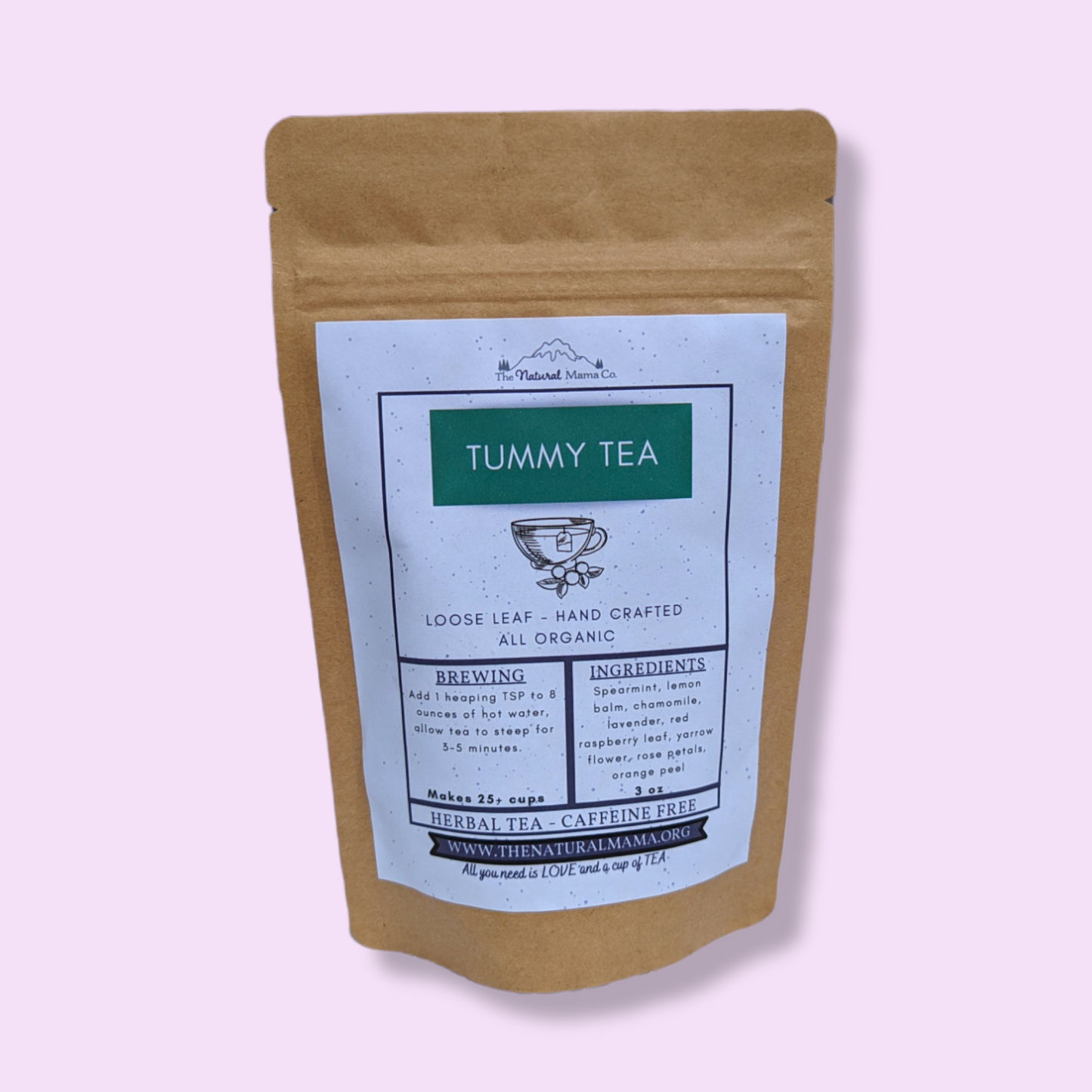 Soothing Tummy Herbal Tea Blend - Korvel