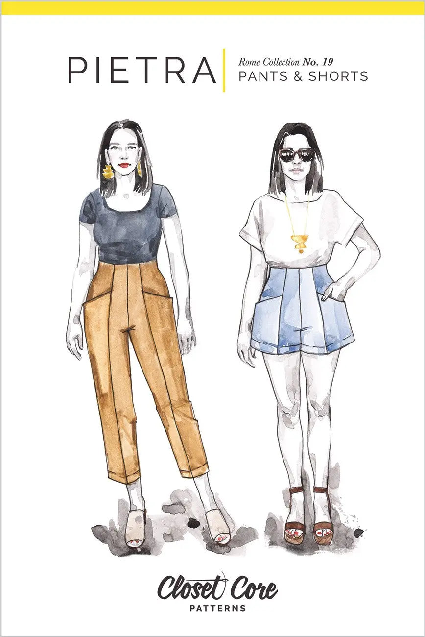 Pietra Pants & Shorts - Versatile Sewing Pattern