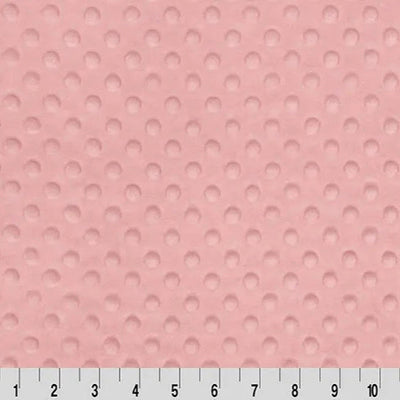 Tissu Dimple Cuddle Rose Poudré au Mètre