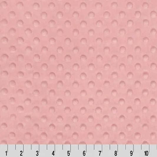 Tissu Dimple Cuddle Rose Poudré au Mètre