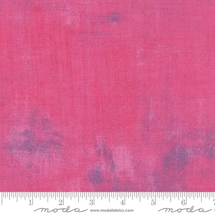 Pink Grunge Basics Berry Fabric - 44"/45" Per Yard