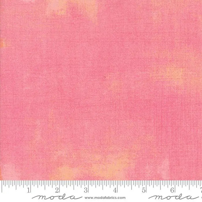 Pink Grunge Basics Peony Fabric - 44"/45" Per Yard