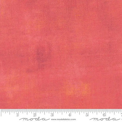 Pink Grunge Basics Salmon Fabric - 44"/45" Per Yard