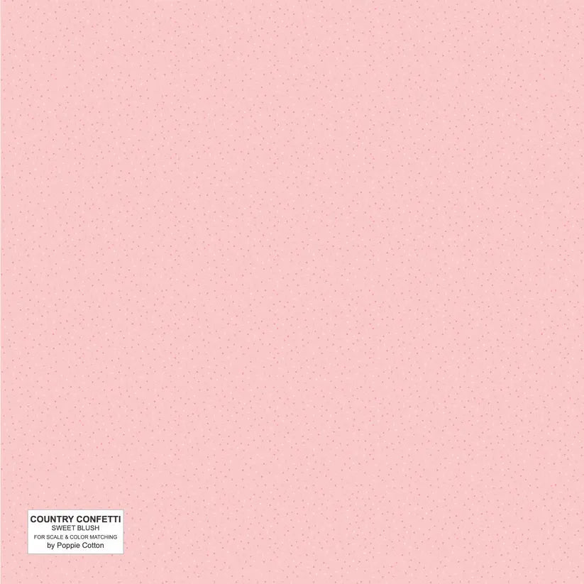 Tissu en coton rose doux - 44"/45" par yard