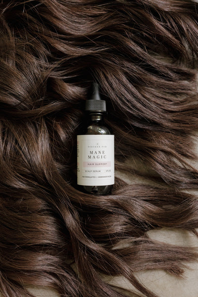 Mane Magic : Huile pour la croissance des cheveux et le cuir chevelu