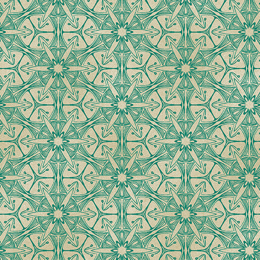 Tissu en coton Pismo Lagoon/Sand Ground Works - 44"/45" par yard