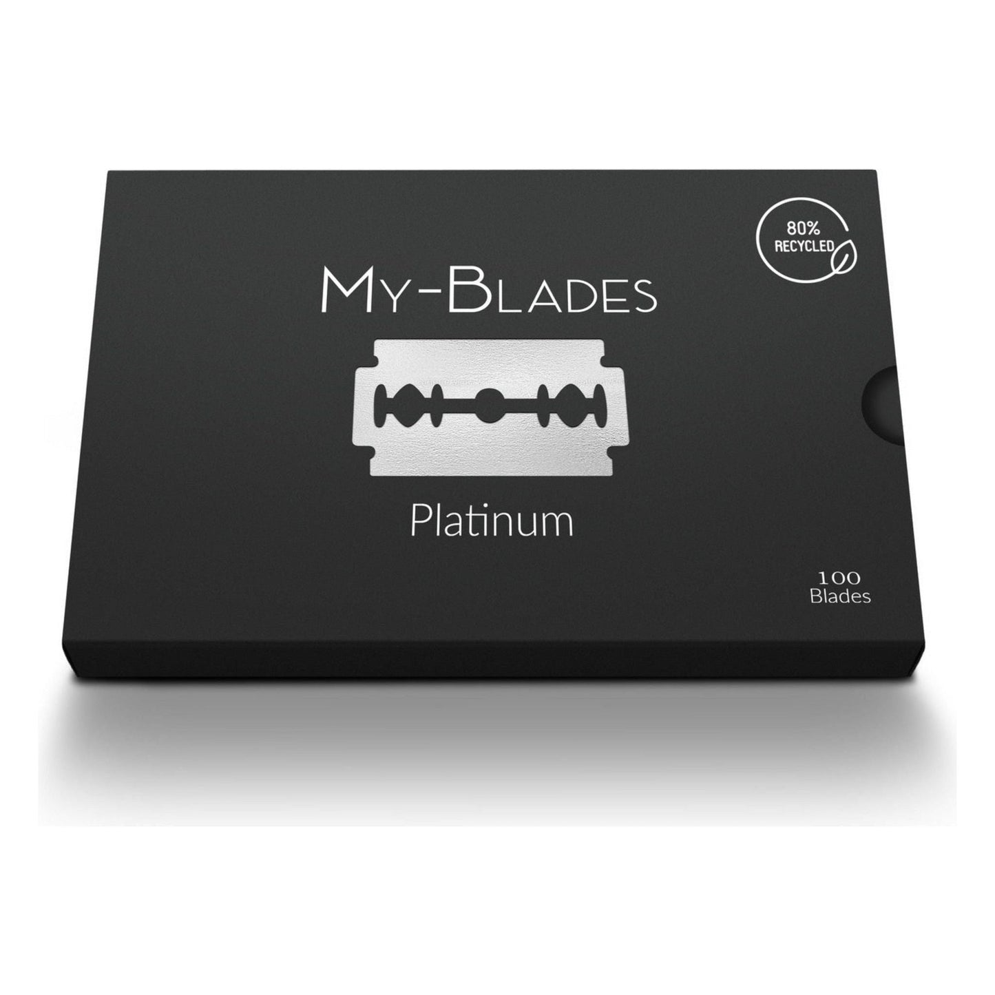 My-Blades Platinum Double Edge Razor Blades - 100 Count