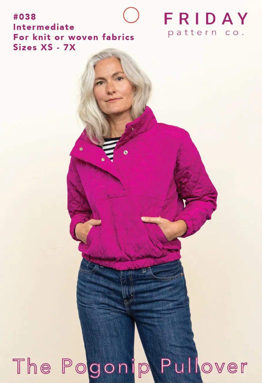 Patrón de Costura Pogonip Pullover