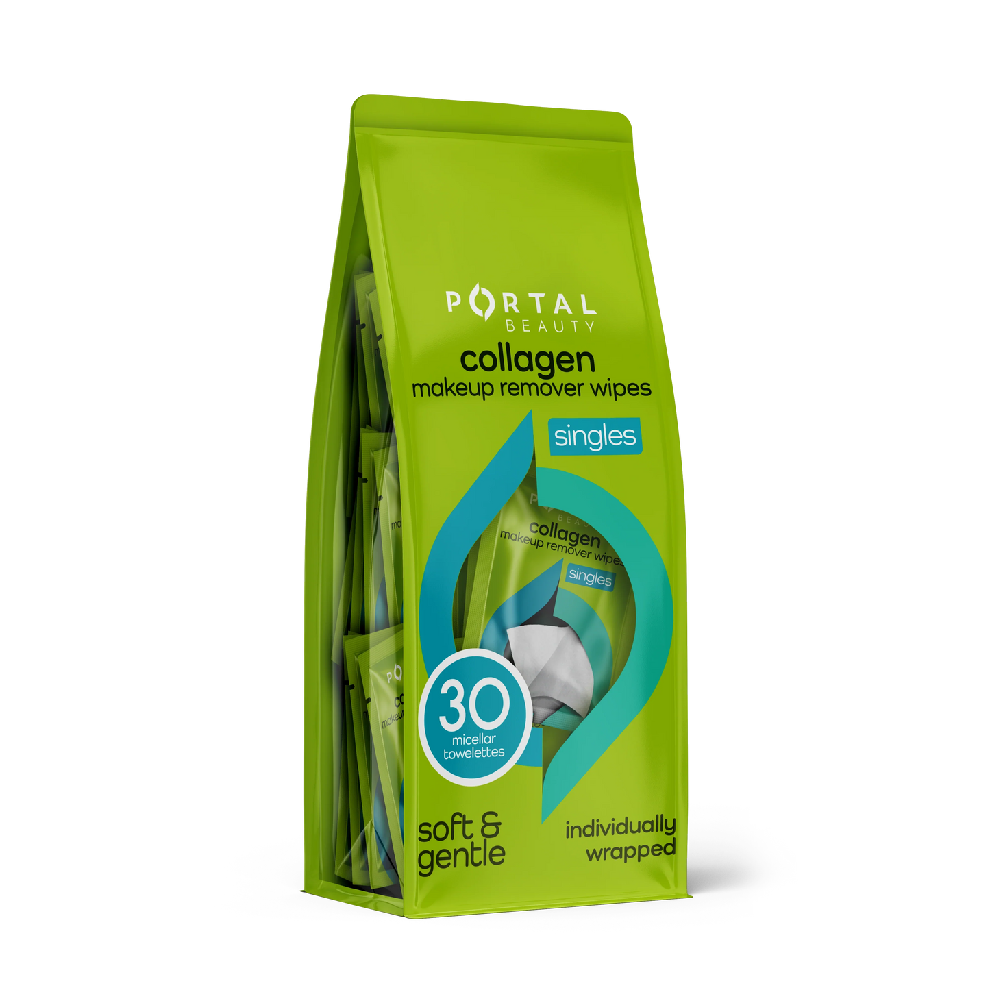 Lingettes Démaquillantes Portal Beauty à la Vitamine C - 30 unités