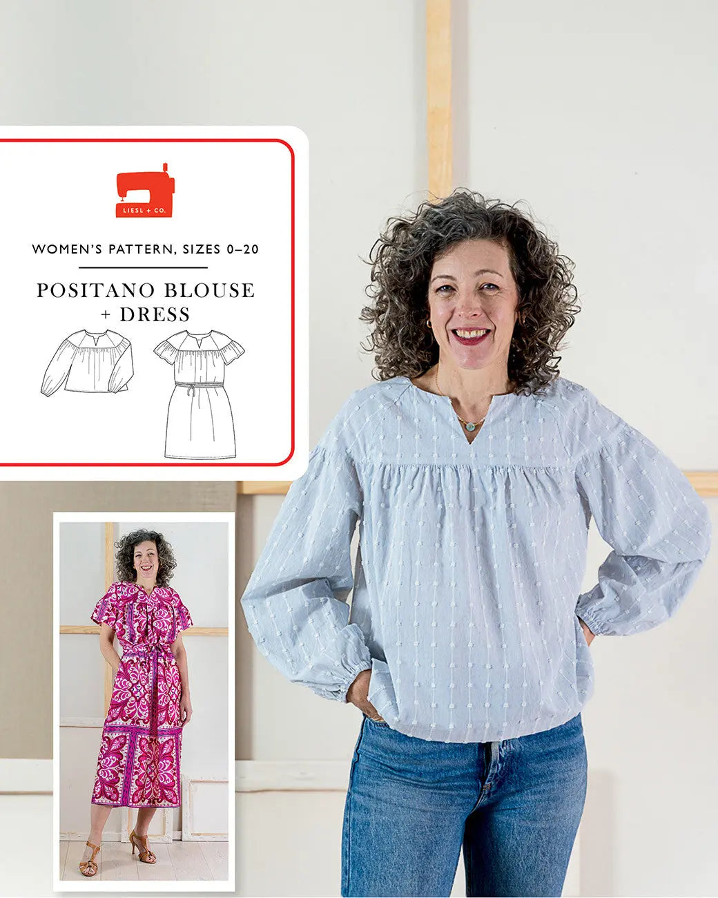 Patrón de Blusa y Vestido Positano
