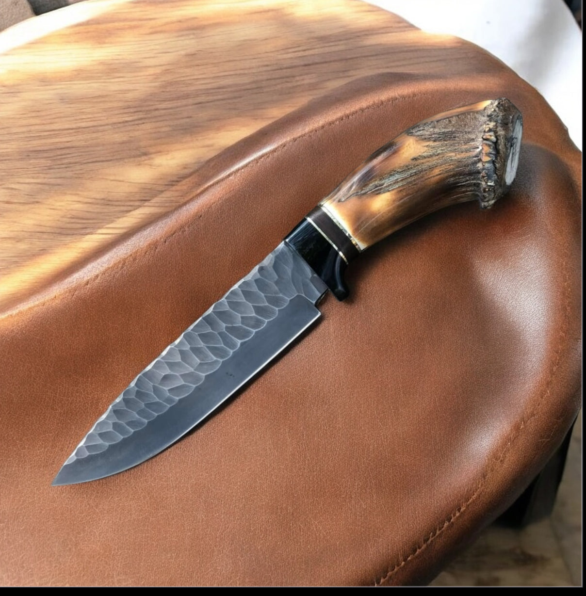 Elite Bowie Knife with J2 Steel Blade & Buffalo Horn Handle – 16 Inches - Korvel