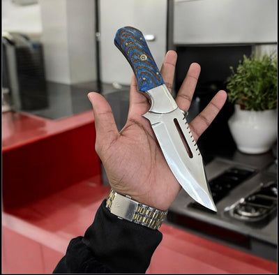 Ultimate D2 Steel Hunting Knife with Leather Sheath – Your Reliable Outdoor Partner - Korvel