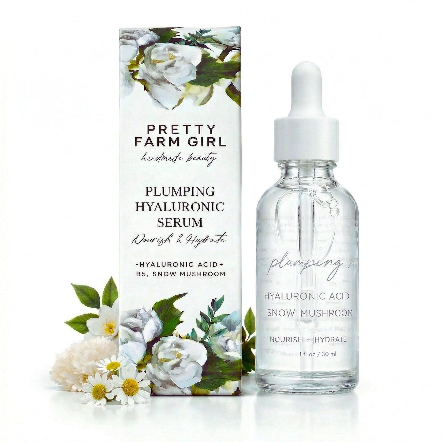 Hyaluronic Plumping Serum with Vitamin B5 & Snow Mushroom
