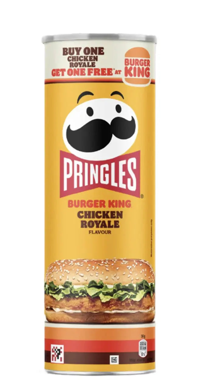 Pringles Burger King Chicken Royale Crispy Potato Crisps