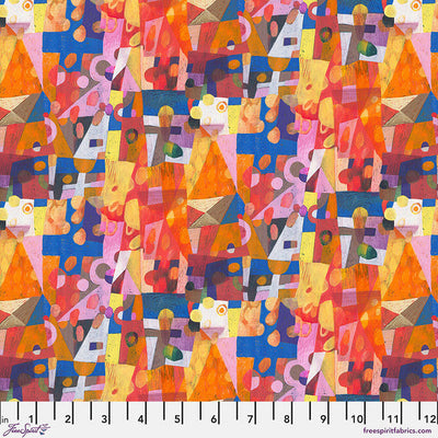 Tela de algodón Prism Multi Colori - 44"/45" por yarda