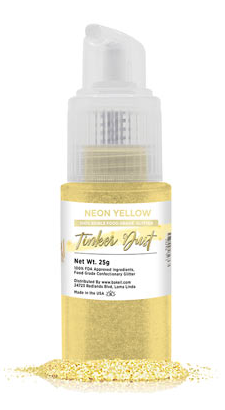 Tinker Dust Edible Glitter Spray - Neon Yellow