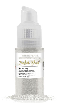 Tinker Dust Edible Glitter Spray - White Pearl