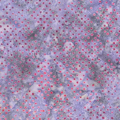 Purple Hyacinth Diamond Dots Cotton Fabric - 44"/45" Per Yard