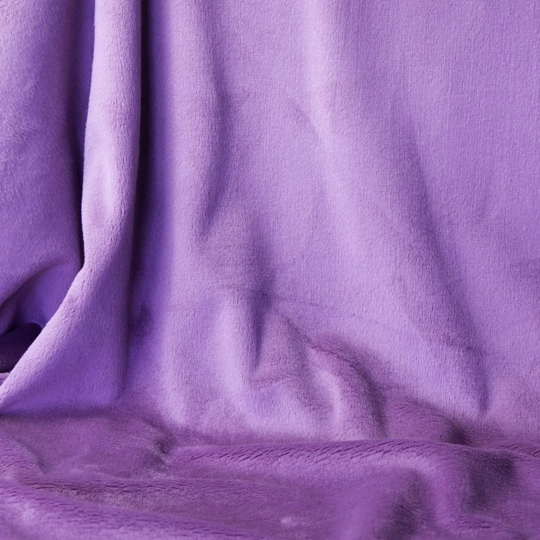 Tela Sólida Extra Ancha Purple Wineberry Cuddle 3 por Yarda
