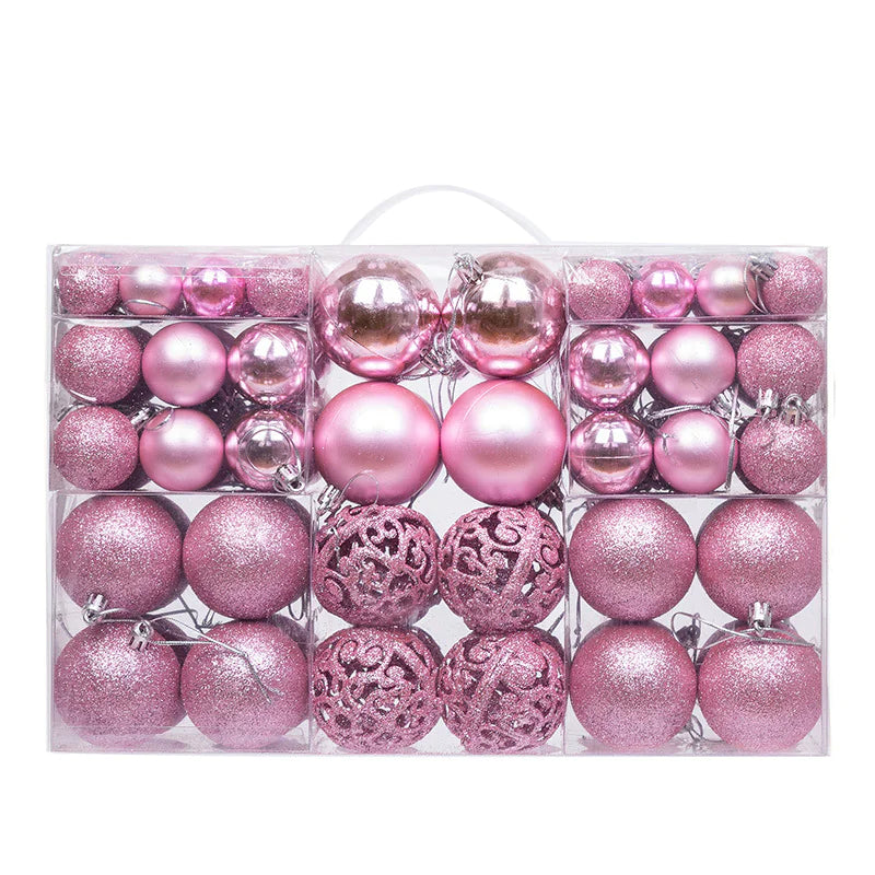 Decoraciones de Bolas de Navidad Premium - Set de 100 Piezas
