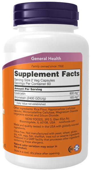 Quercetin & Bromelain Complex for Immune Support - Korvel