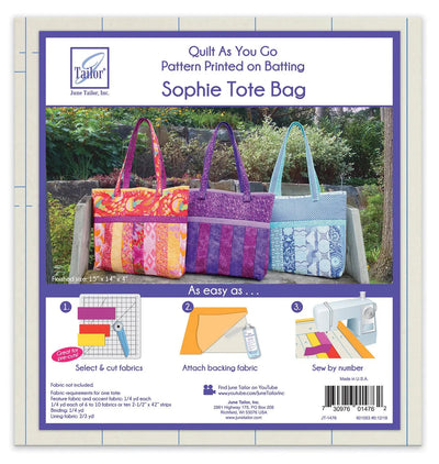 Sophie Design Quilt As You Go Tote Pattern