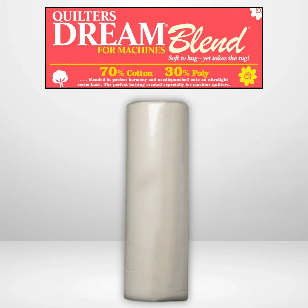 Rollo de Batting Queen Quilters Dream Select Natural 70/30 - 93" x 30 yardas