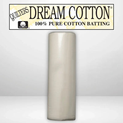 Batting de Algodón Natural Quilters Dream Supreme King Roll - 120" x 25 yardas