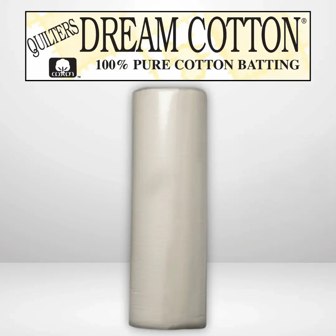 Quilters Dream Supreme Natural Cotton Batting Queen Roll - 93" x 30 Yards