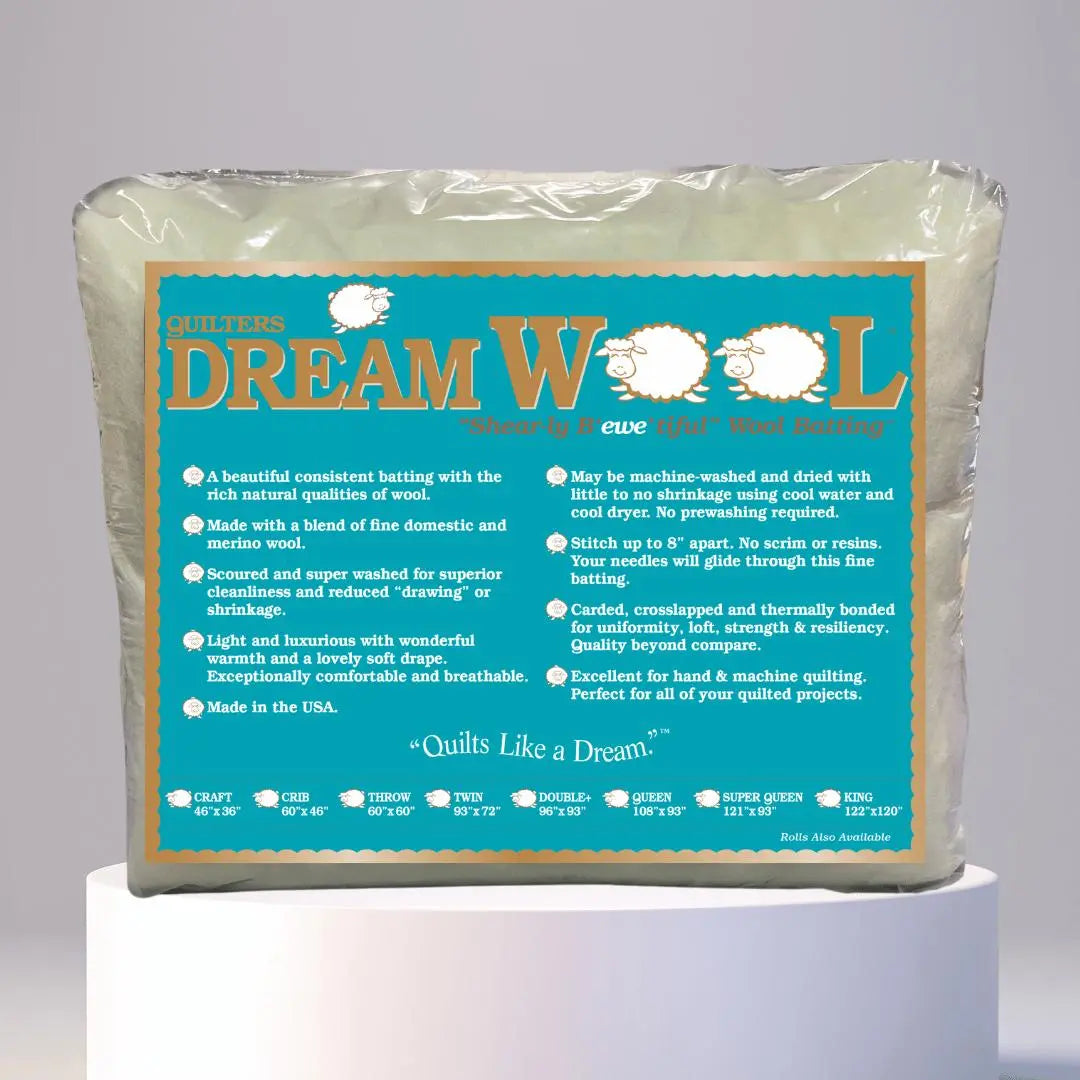 Quilters Dream Wool Batting - Premium Quality for Quilting