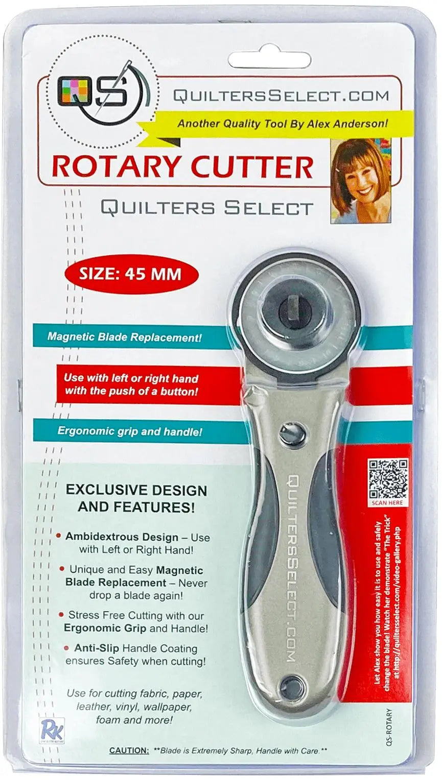 Cortador Rotativo Deluxe de 45 mm de Quilters Select