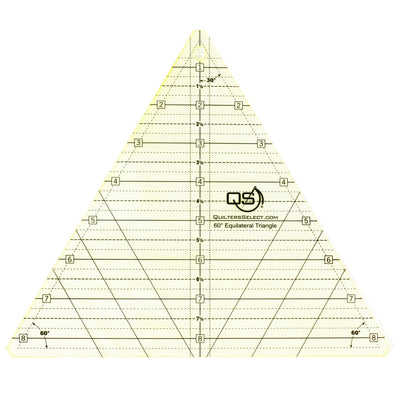 Quilters Select 60 Degree Triangle Ruler - 8.5 Inch